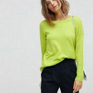 Lime green neon sweater